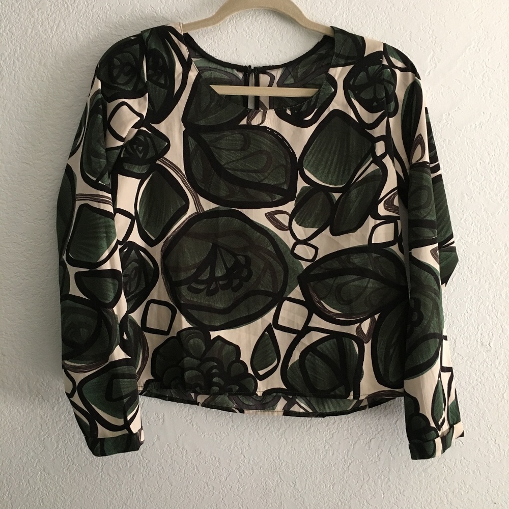 Vintage Flowy Long Sleeve Blouse
